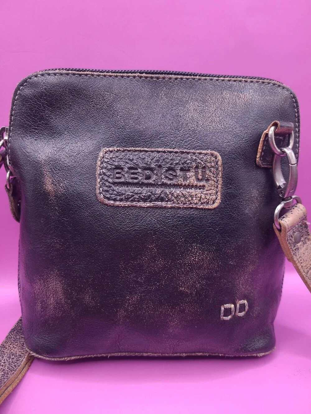 Bed|Stu Ventura Black Hand Washed Handbag Bed Stu Read Description